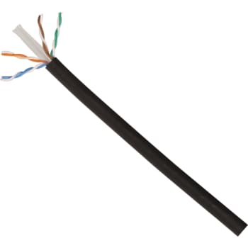 Datakabel U/UTP Kat.6 4x2xAWG23 PE T500 sort