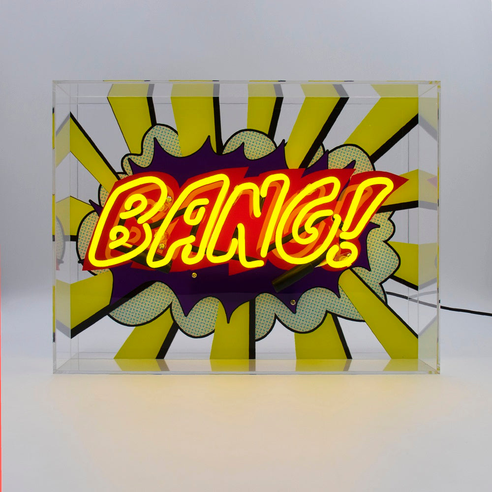 Locomocean large acrylic box neon - Bang!