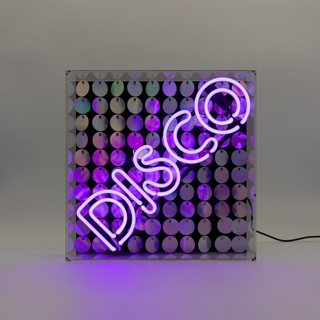 Locomocean acrylic box neon - Disco blå