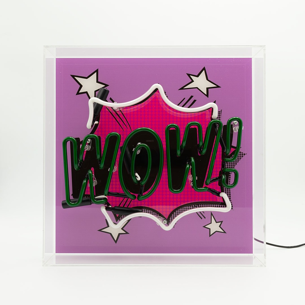 Locomocean acrylic box neon - WOW