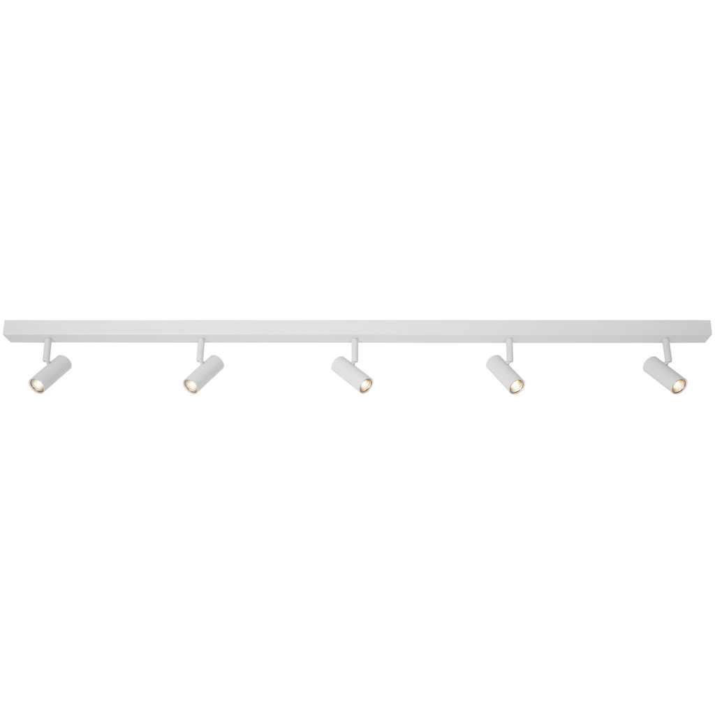 Omari 5-Skinne Led hvid