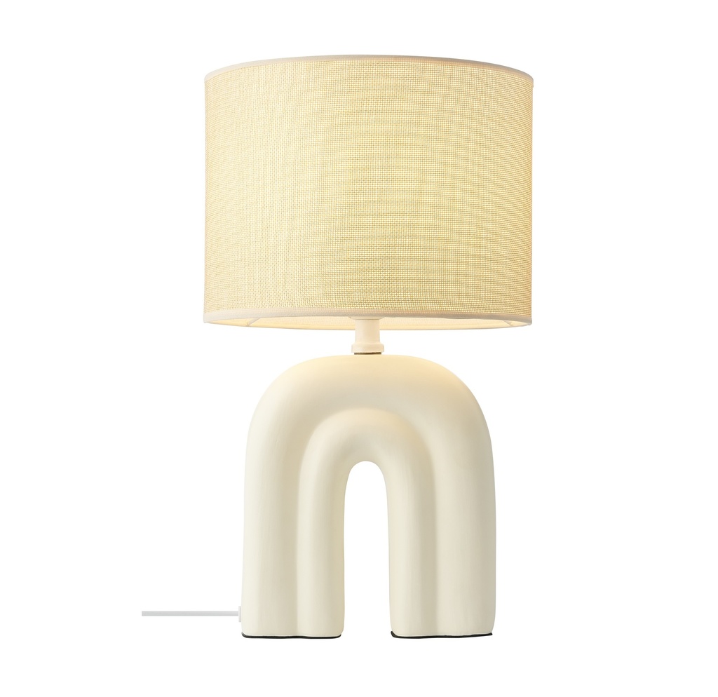 Haze Bordlampe E27 beige