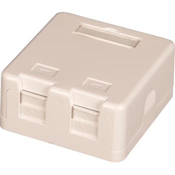 Officefit vægboks 2x Keystone hvid