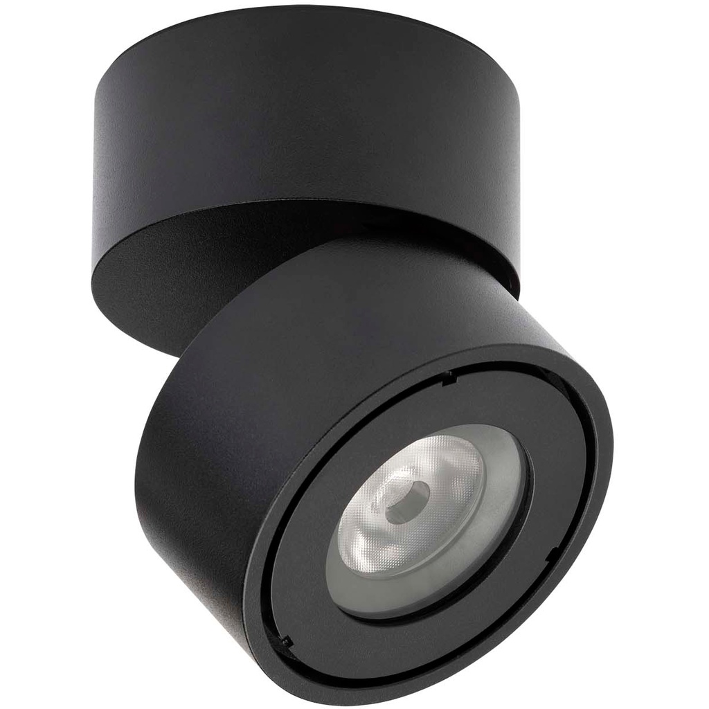 Antidark EASY W100 udendørs væg- og loftlampe, sort