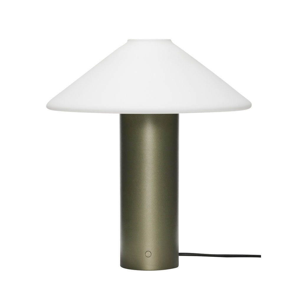 Hübsch Orbit B bordlampe, mørkegrøn