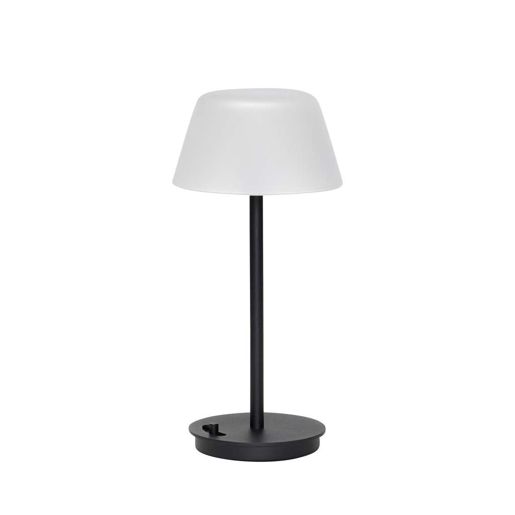Hübsch Salon bordlampe, dæmpbar, sort