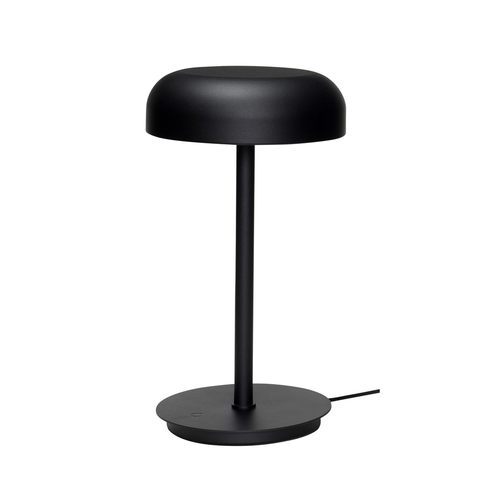 Hübsch Velo bordlampe, dæmpbar, sort