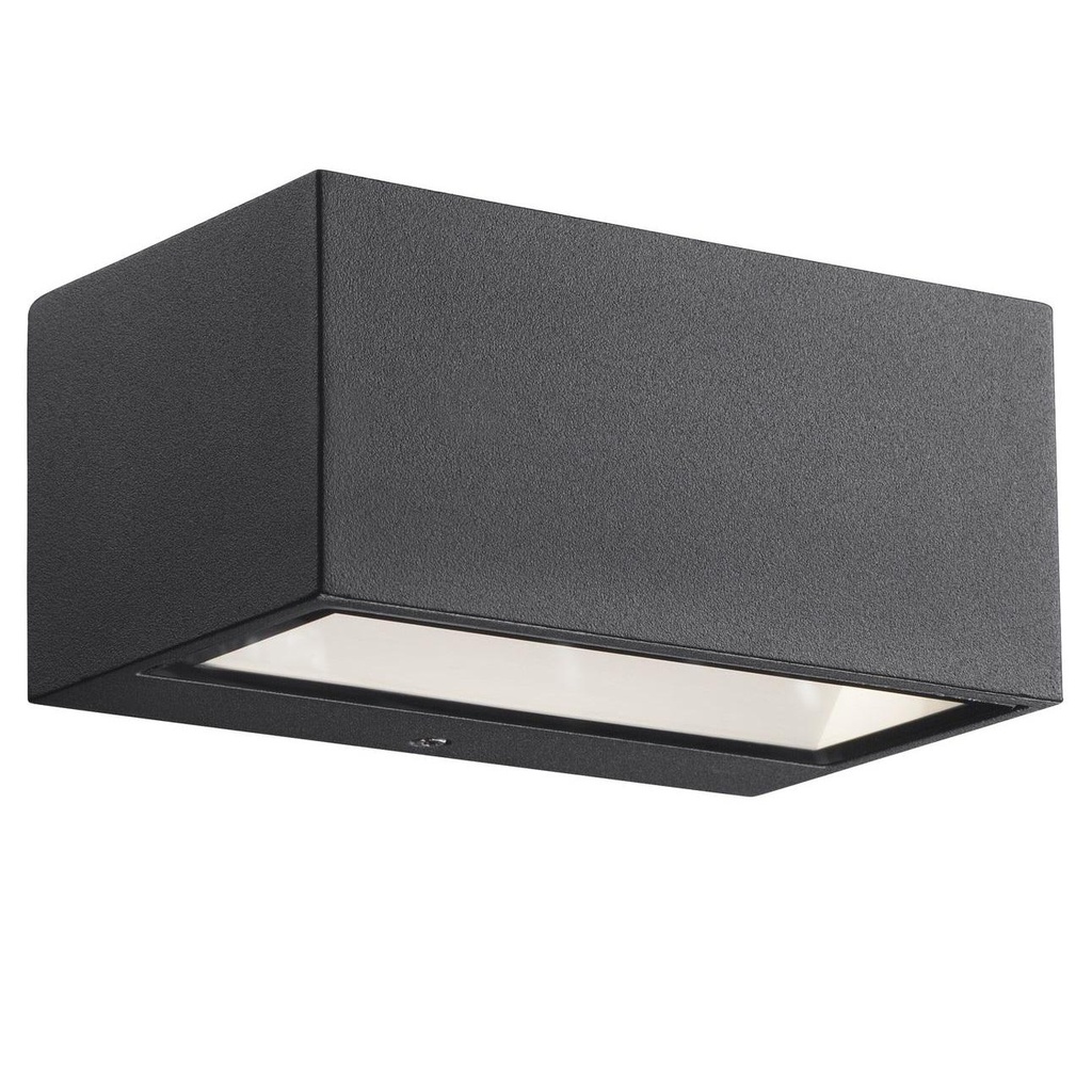 Væglampe Nene Op/Ned LED 10,5W sort aluminium