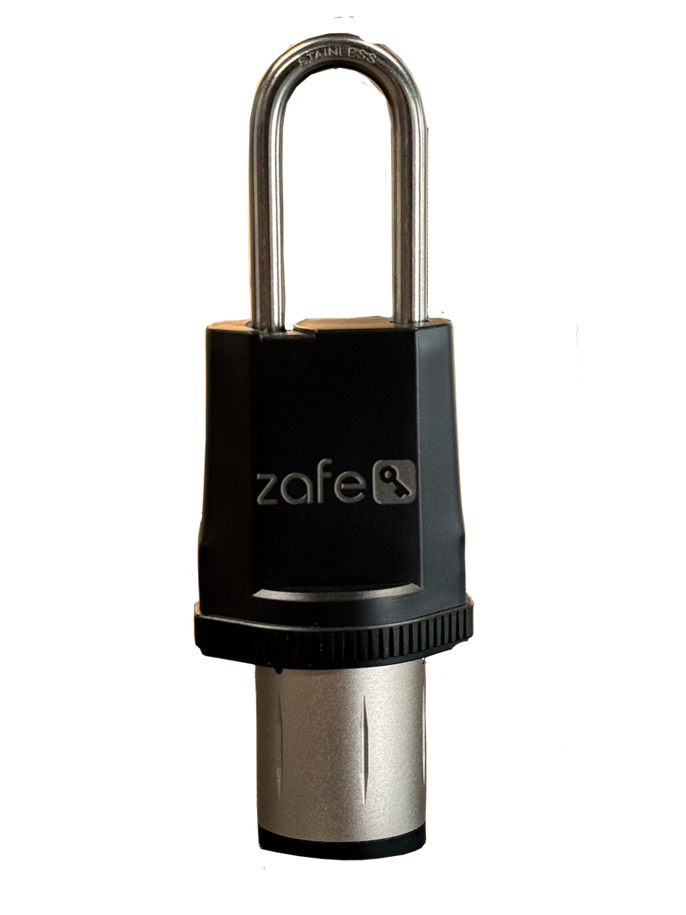 ZAFE smart-hængelås med lang bøjle og app
