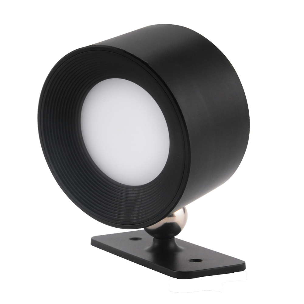 Unison No Cable vægspot genoplad. 3-trin dimbar 100Lumen Sort