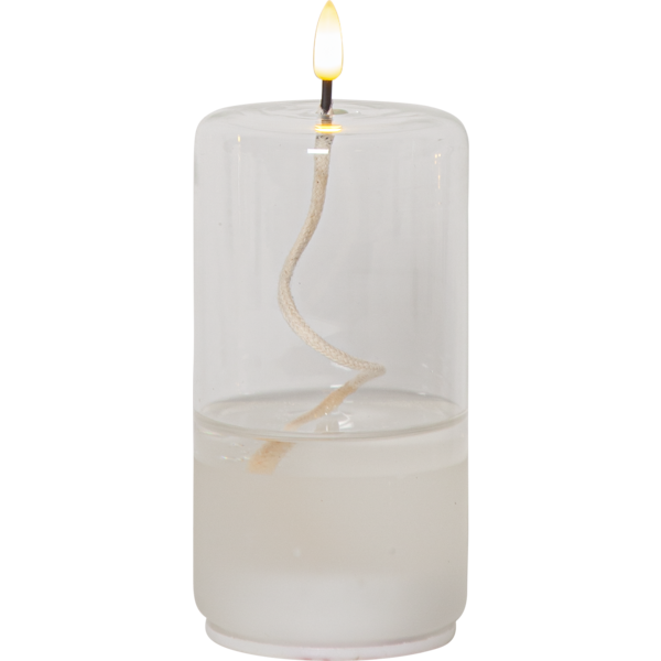 Star Trading Flamme Float LED gele lys 8x17cm