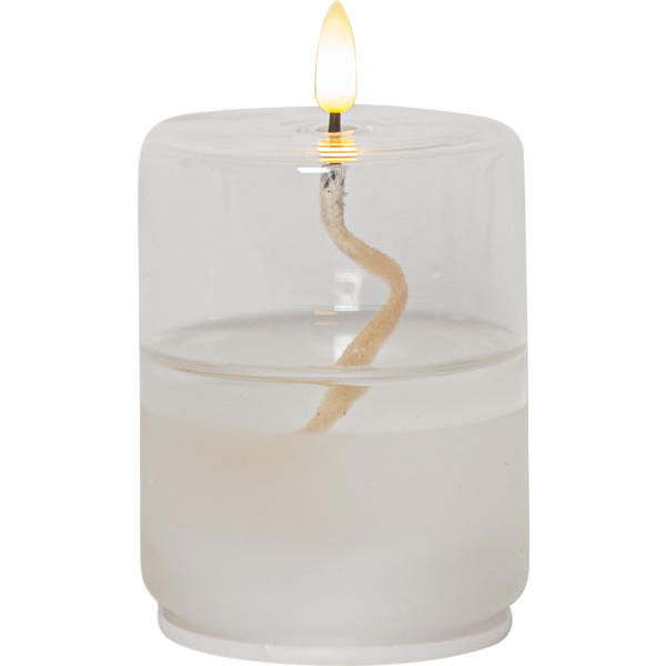 Star Trading Flamme Float LED gele lys 8x13cm