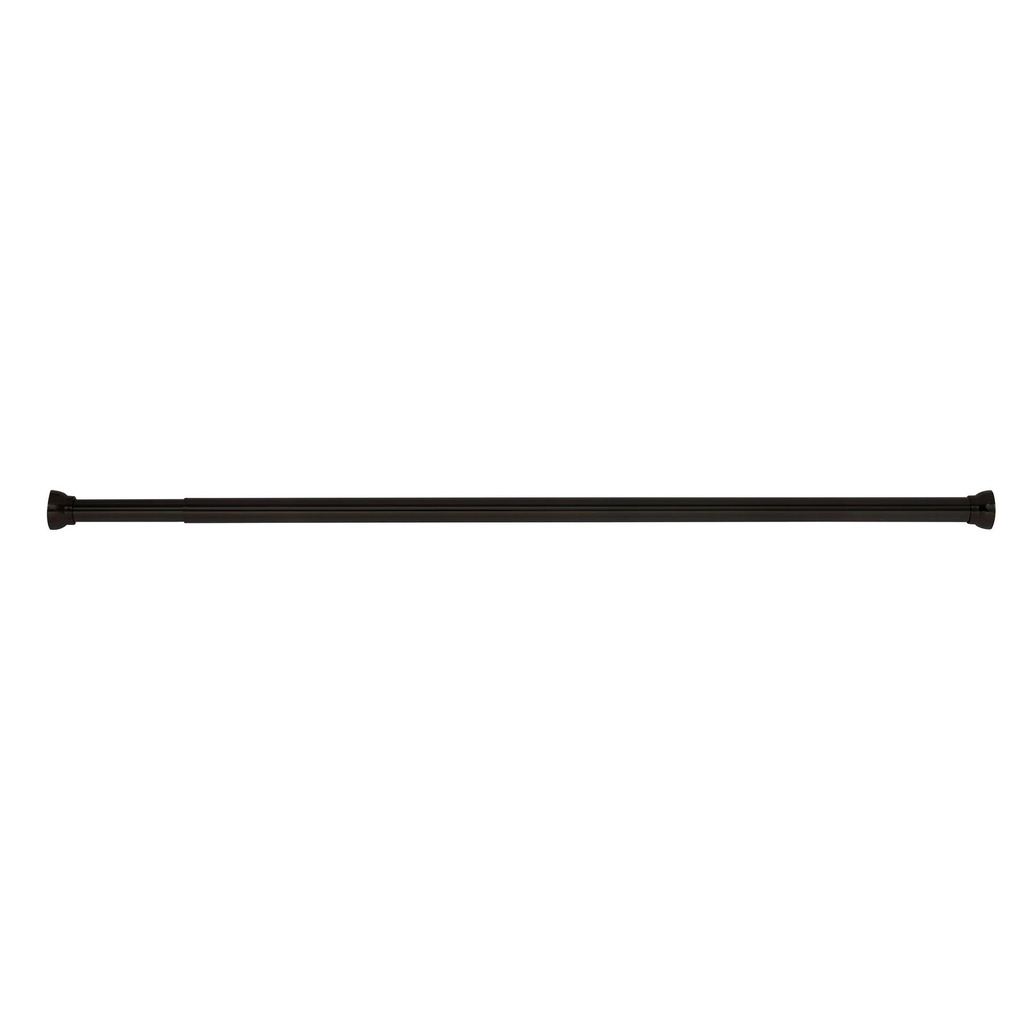 Spirella Badeforhængsstang Kreta matt-black 125-220 cm