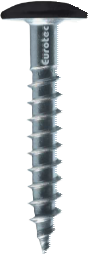 Facadeskrue 4,8 x 38 mm, A2, sort/RAL9005, TX20, DH, 250 stk.
