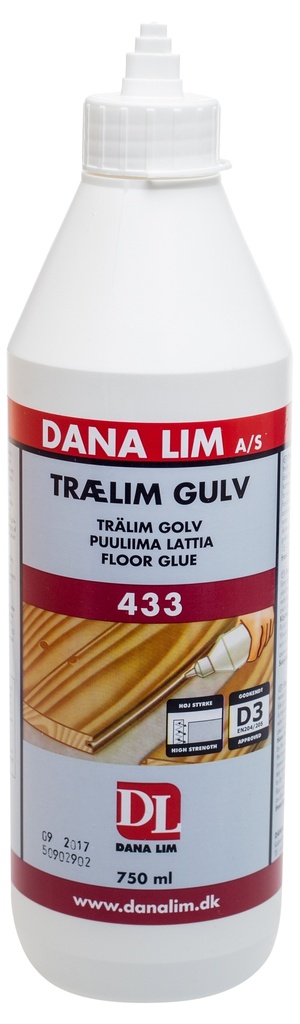 Pvac trælim gulv 433-750ml