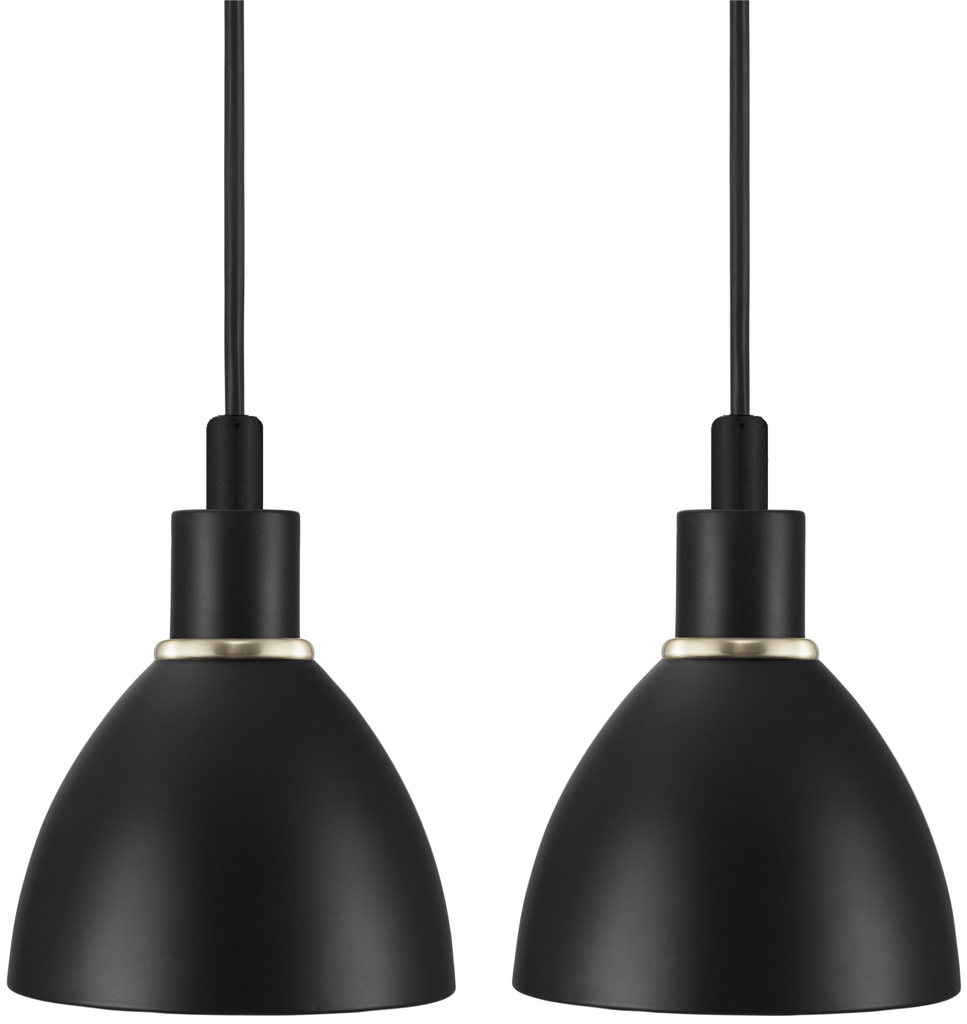 Pendelsæt Ray 2-Kit E14 max 2x40W sort/sort