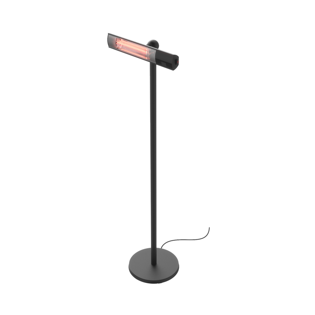 Hortus terrassevarmer gulv model 1500W, Sort
