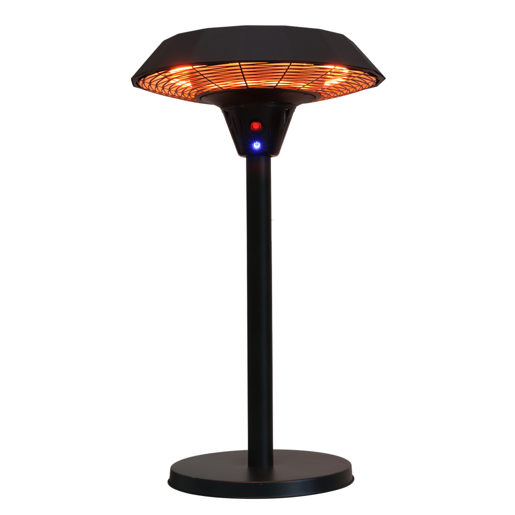 Hortus terrassevarmer bordmodel 800/1200/2000W med halogen rør
