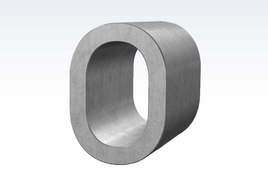 Wireklemme oval alu.2,0x7,0mm