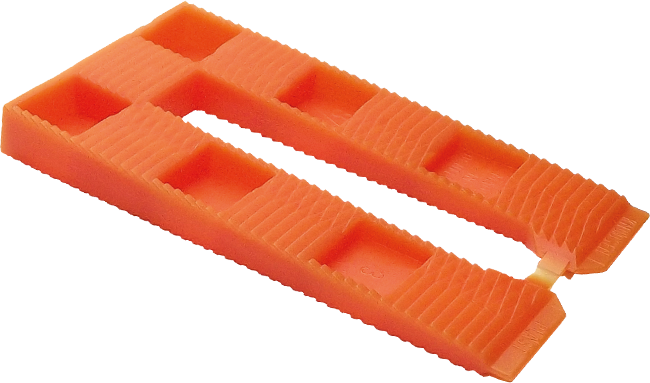 Knudsen kile, orange, 1000 stk.
