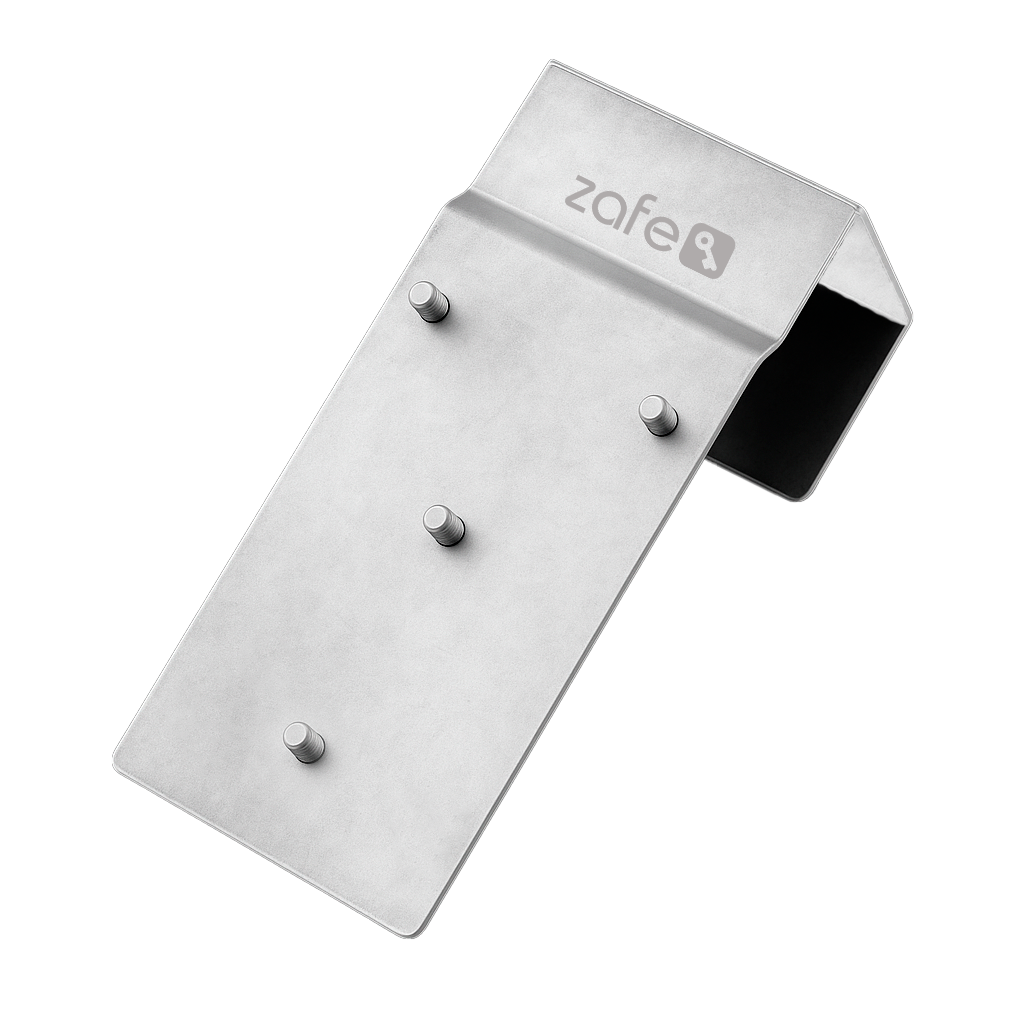 Zafe dørbeslag til Zafe Keybox, rustfrit stål