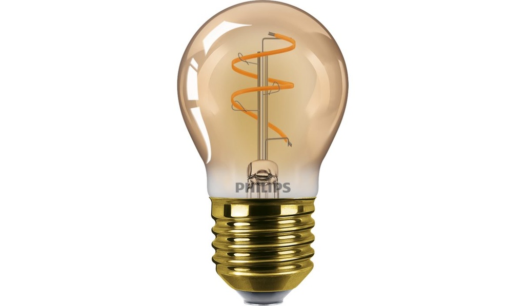 LED krone filament 2,7W 180 lumen 1800K E27, ravfarvet, dæmpbar