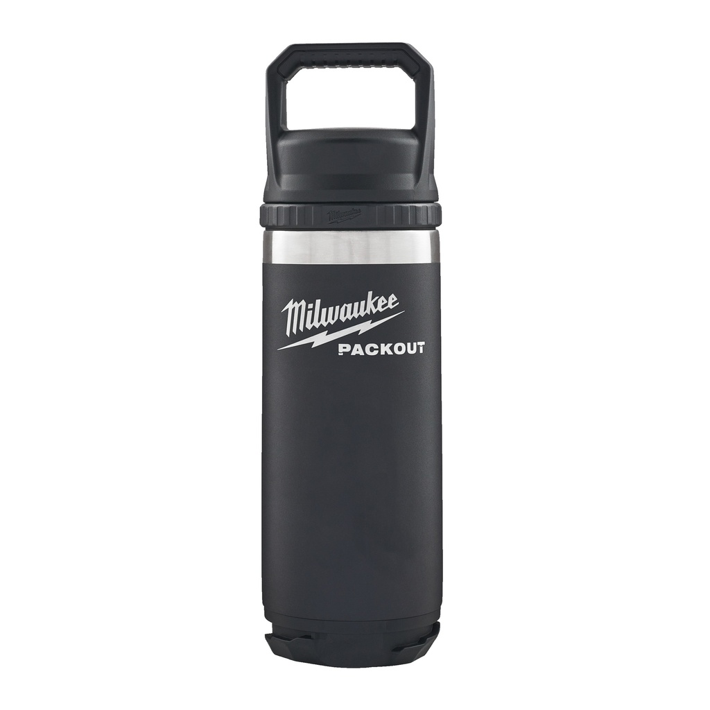 Milwaukee PACKOUT™ termoflaske, sort, 532 ml