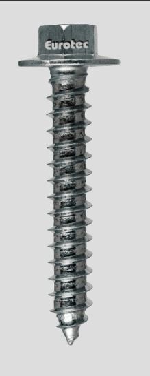 Byggeskrue 6,5 x 75 mm, FZV, 6-kant, 100 stk.
