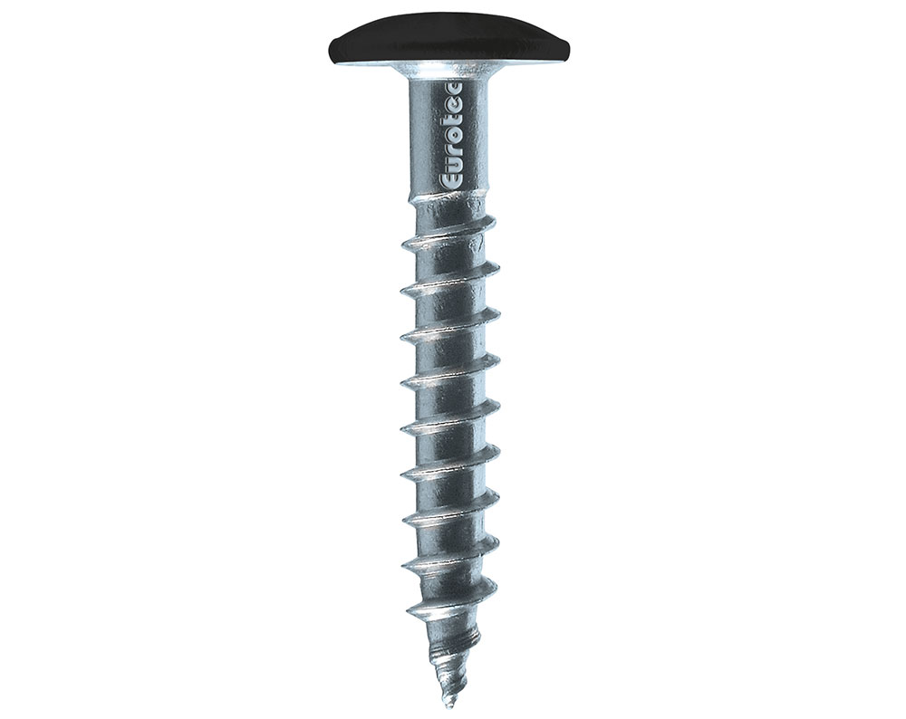 Facadeskrue 4,8 x 25 mm, A2, sort/RAL9005, TX20, DH, 250 stk.