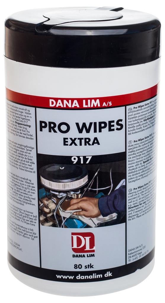 Wipes Ext 917  pakke  á 80 stk