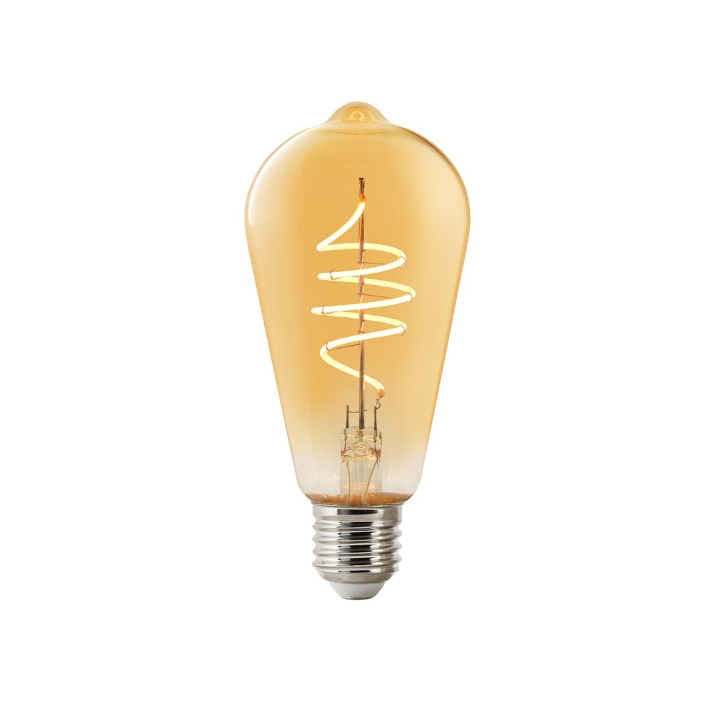 Smart deko-pære E27 ST64 amber