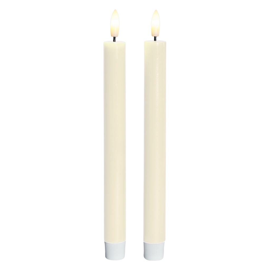 Sirius Sille LED krone lys lakeret elfenben 2 stk, Ø2 x h20