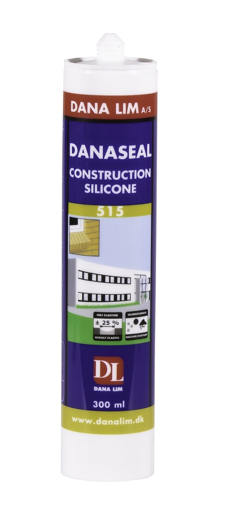 Byggesilicone 515  300ml Brun.