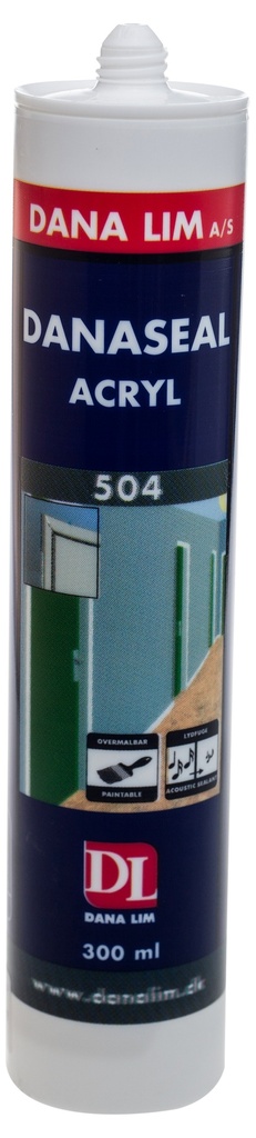 Acryl-fuge 504 - 300 ml hvid