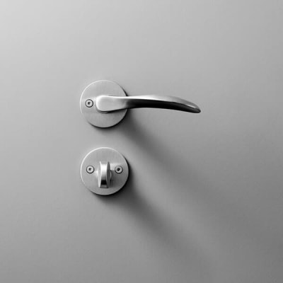 Arne Jacobsen vrider, CC30, børstet stål
