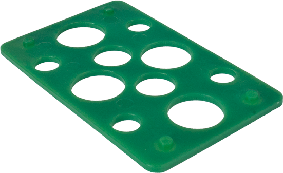 Knudsen K-Klods 6T 2 x 50 x 80 mm, grøn, 300 stk.