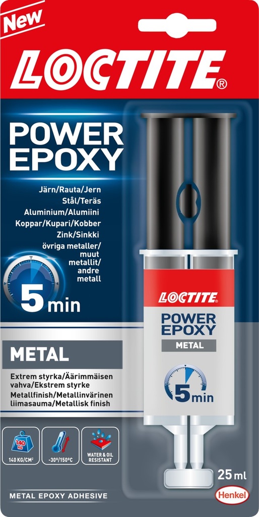 LOCTITE tokomponentlim POWER EPOXY METAL, 25 ml