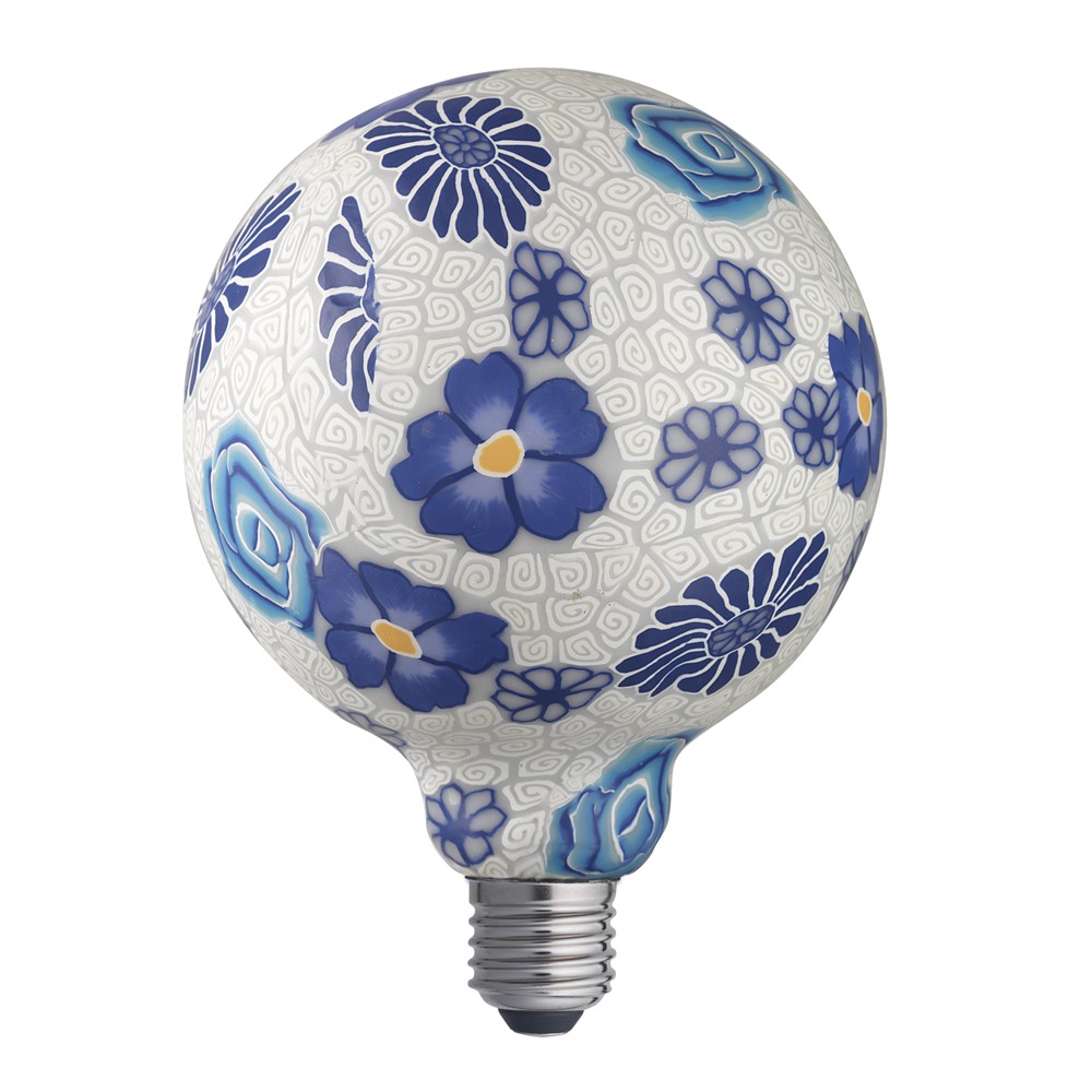 Unison Flower Globe Blue Ø125mm 1,6W 2700K E27
