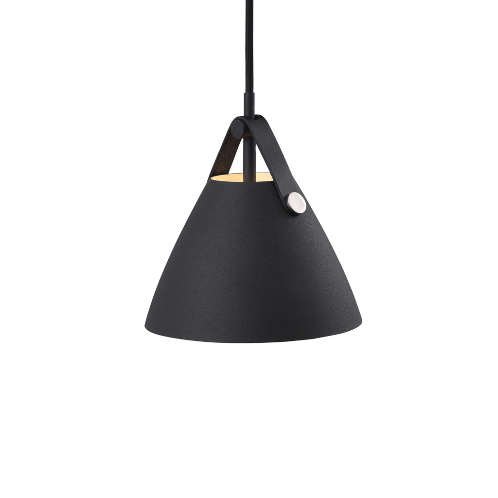 Pendel Strap 16, GU10, sort/læder