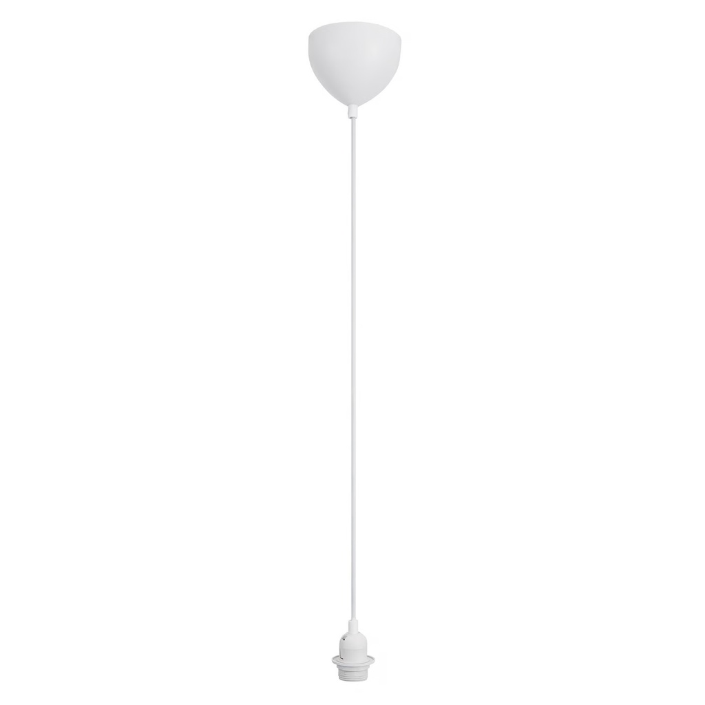 Basic Pendel kit, E27, hvid