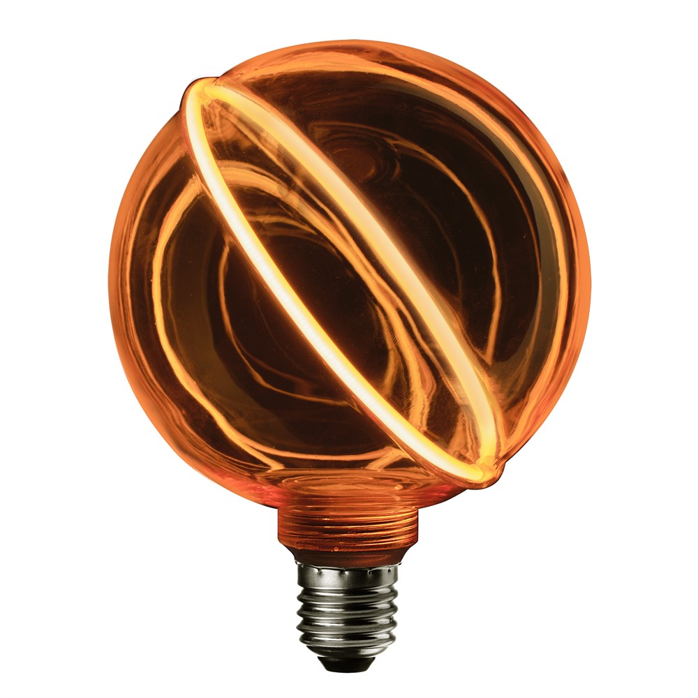 Unison O-led Gold Globe Diagonal Ø130 E27 4W dimbar 1800K