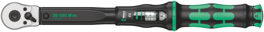WERA Click-Torque C 2 momentnøgle, 20-100 Nm, 1/2"