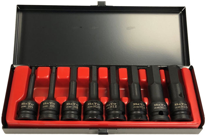 Kraft stifttopsæt 6 kt 5-19 mm