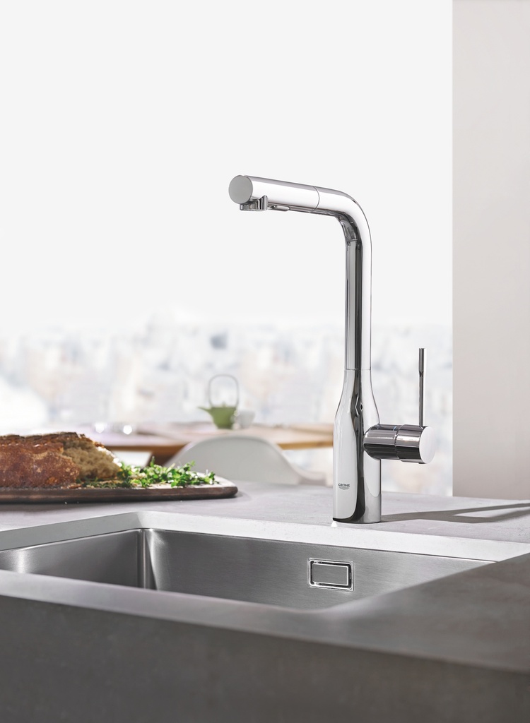 Grohe Essence Køkken L-Tud Dual Spray 8l Prof