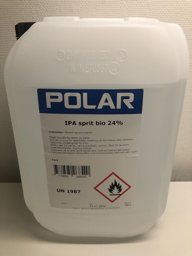 POLAR IPA-Sprit Bio 24 %, 20 liter