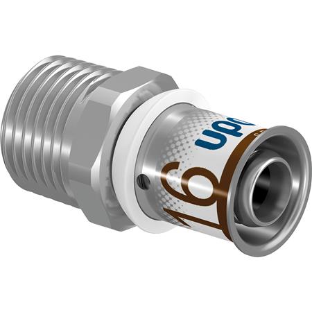 PRES KOBLING M/NIPPEL 16X3/4"