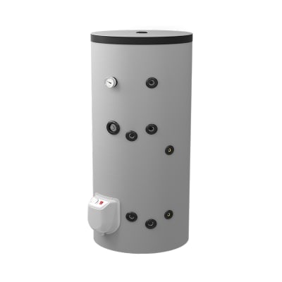 Combi varmtvandsbeholder 200 L - Fritstående med 1 spiral