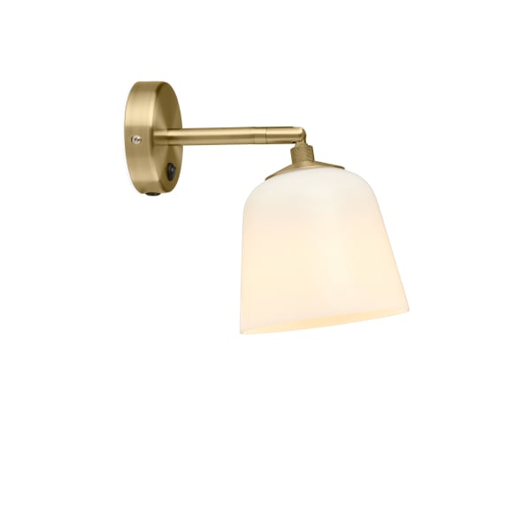 Room 49 væg opal- antik messing