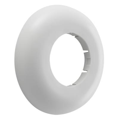 40 mm Roset hvid PP højde 15 mm Geberit