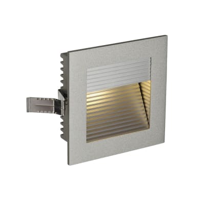 FRAME CURVE LED firkantet, alu-grå, varm hvid LED